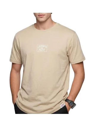 T-Shirt Beige Homme Lee Cooper GLC2051 1