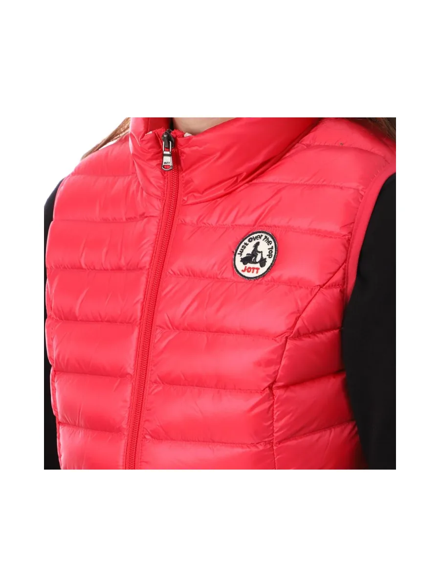 Doudoune Sans Manche Rose Fuchsia Femme Jott Seda 4