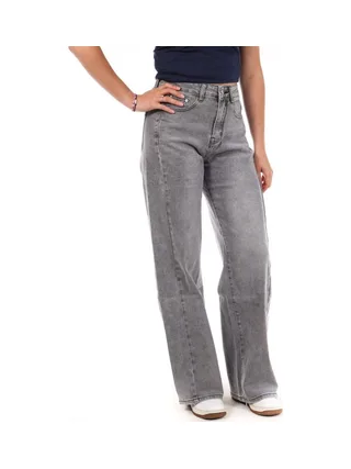 Jean Droit Gris Femme Monday Premium 666 1