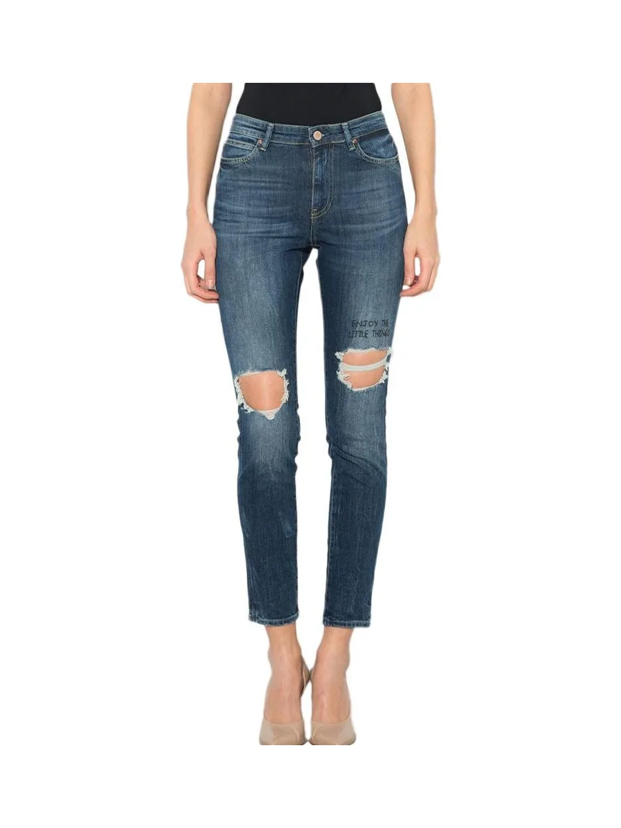 Jean Slim Bleu Femme Guess Jeans QUOT 2