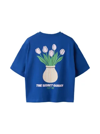 T-Shirt Bleu Fille Name it Nkfhelga 2