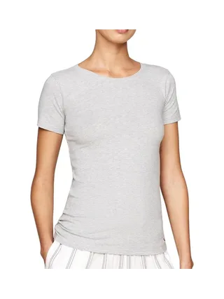 Lot de 2 T-shirts Blanc/Gris Femme Tommy Hilfiger Sky 2