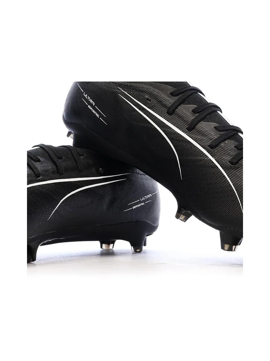 Chaussures de Foot Noires Homme Puma Ultra 5 Match FG/AG 8