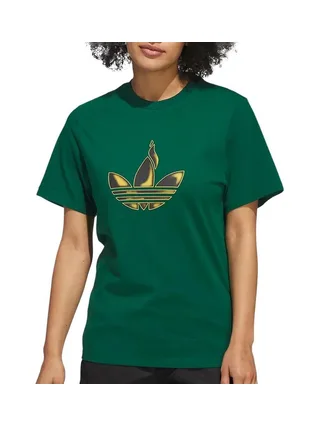 T-Shirt Vert Femme Adidas Tref Torch 1