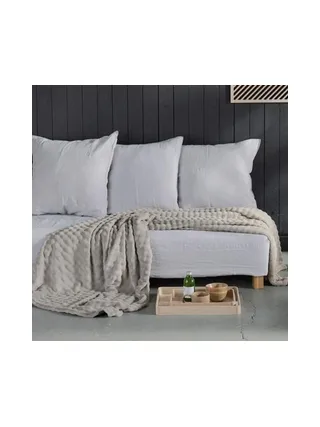 Plaid Gris/Beige Today 130x180cm 2