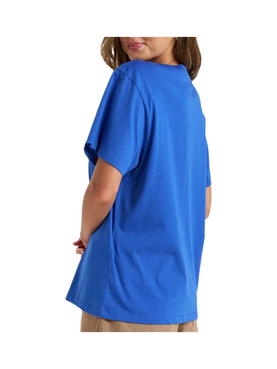 T-Shirt Bleu Femme Roxy Hangloose 3