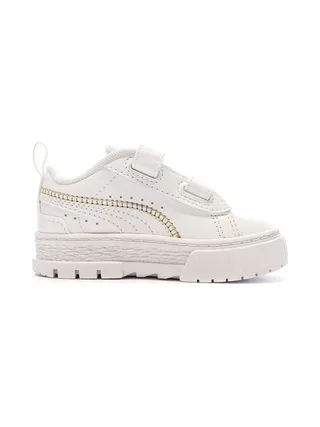 Baskets Blanches Fille Puma Stitching 2