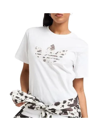 T-Shirt Blanc Homme Adidas TRF 1
