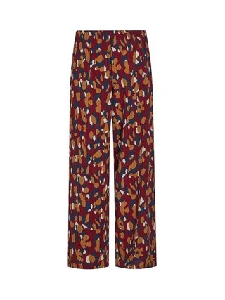 Pantalon fluide Rouge à Motifs Femme Vila Lusi 2