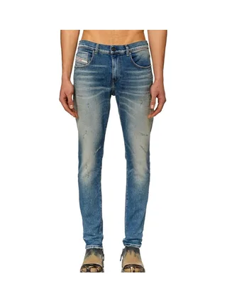 Jean Slim Fit Bleu Moyen Homme Diesel2019 1