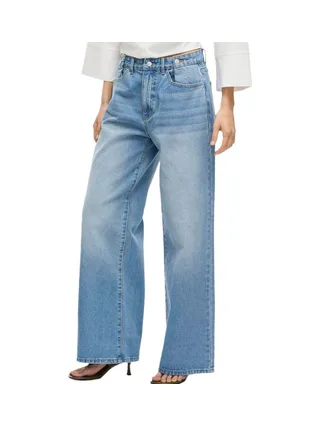 Jean Loose Bleu Femme Vila Vihelia 1