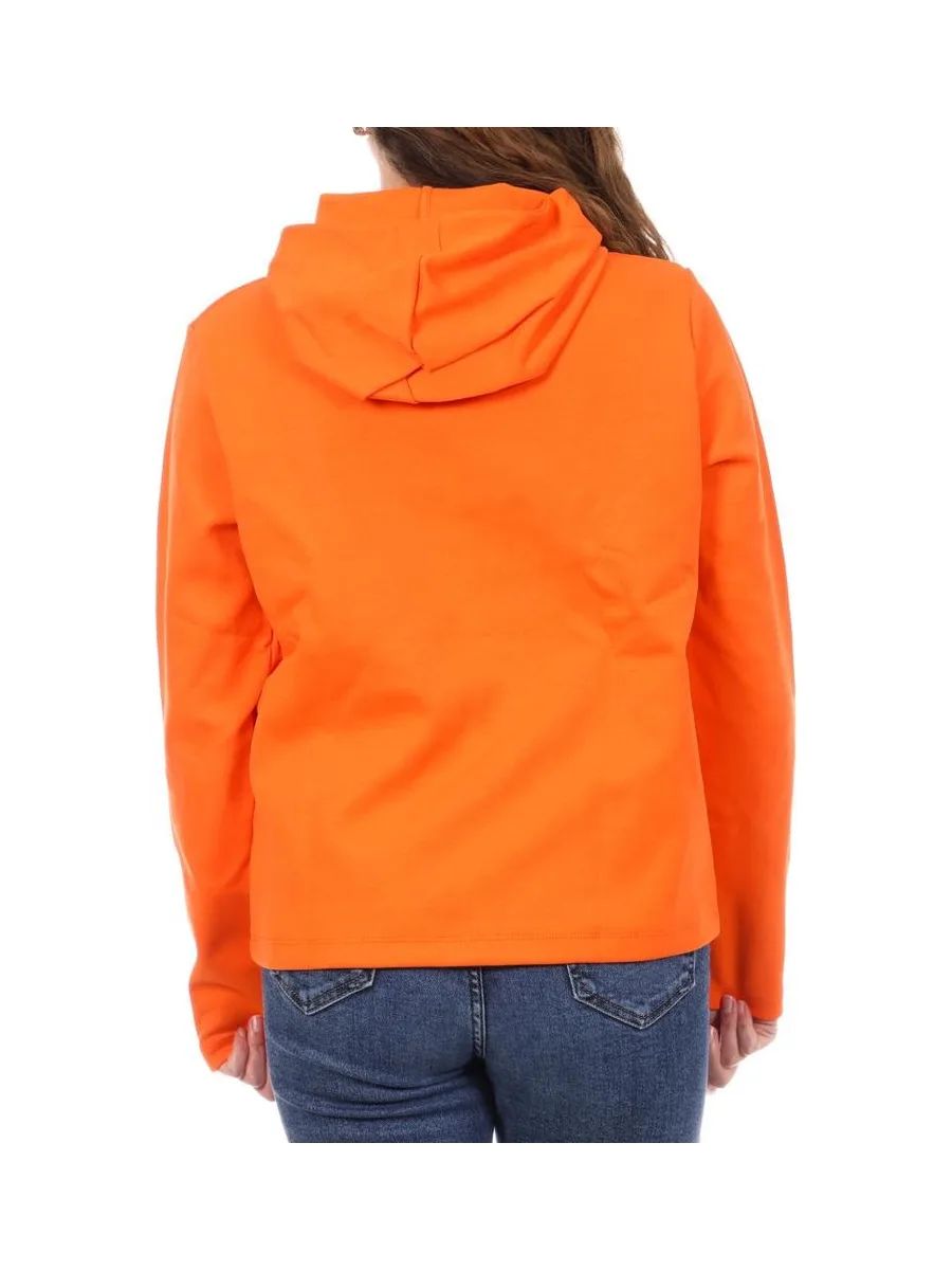 Sweat à Capuche Orange Femme Le Coq Sportif Hoody N°9 3
