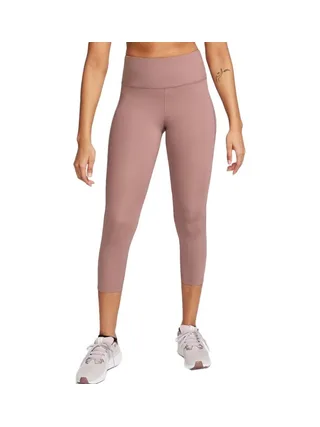 Legging Rose Pale Femme Nike Fast Crop 1