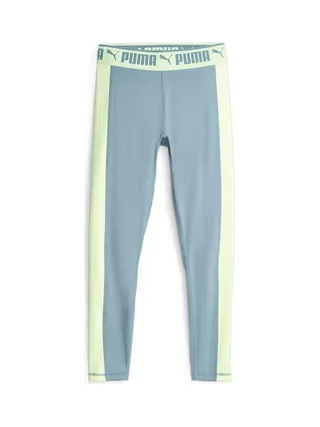 Legging Vert/Bleu Femme Puma Waist 1