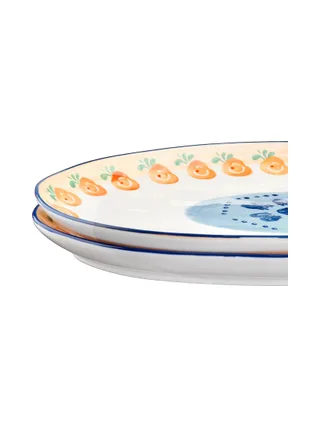Plateau de service NAPOLI 36,5 x 22cm - 2 pièces - Agrume 6