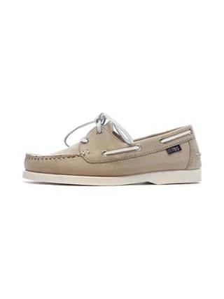 Chaussures bateau Beige Femme TBS Bateau Cow Nubuck London 1