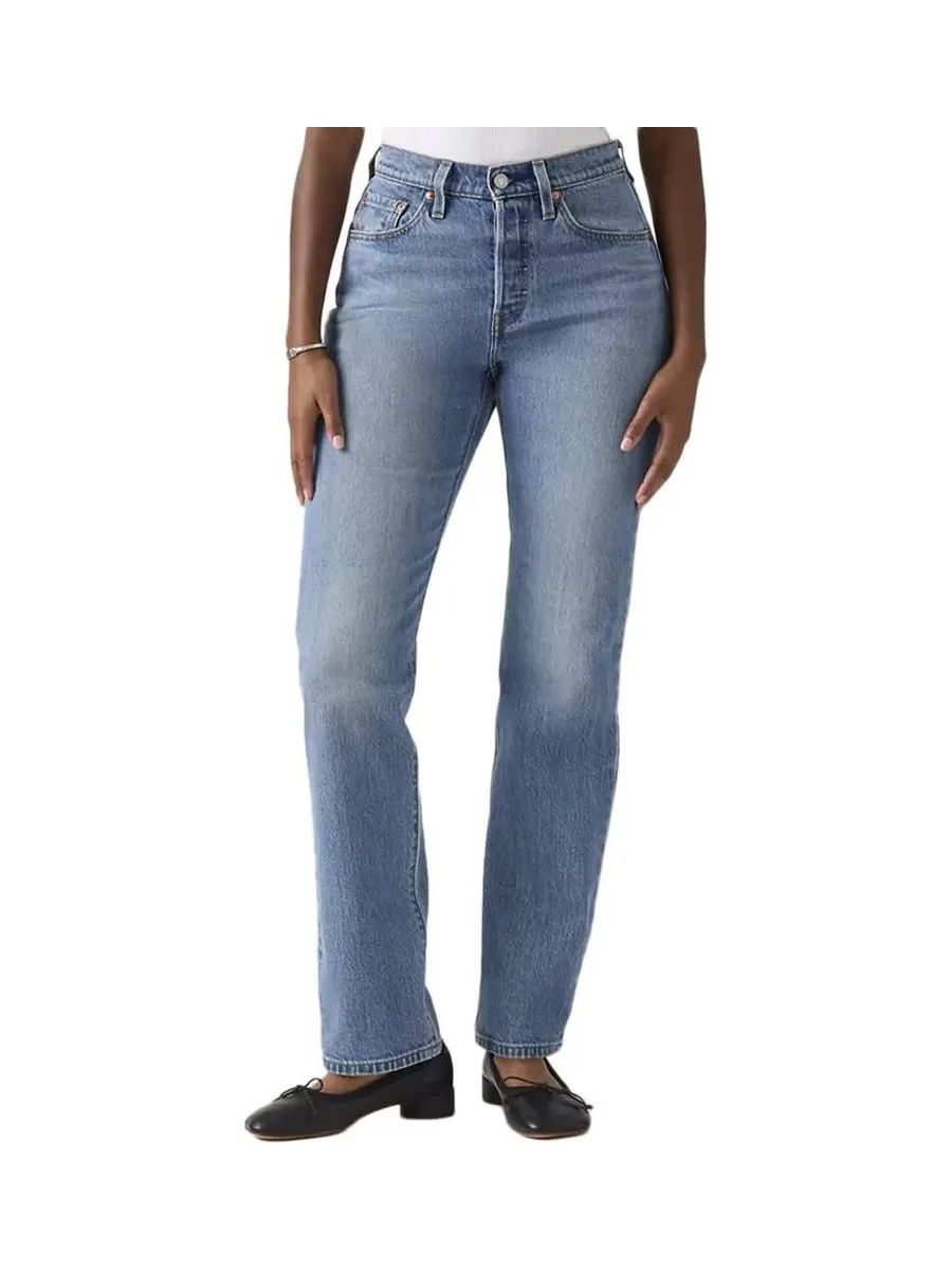 501 Jean Bleu Clair Femme Levi's Indigo Curve 2