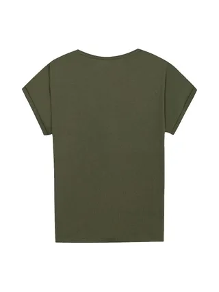T-Shirt Kaki Femme TBS ZILDOTEE 2