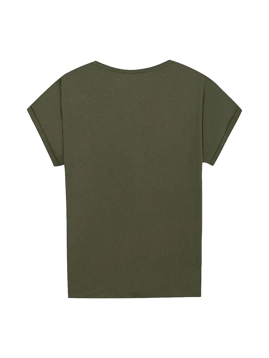 T-Shirt Kaki Femme TBS ZILDOTEE 3