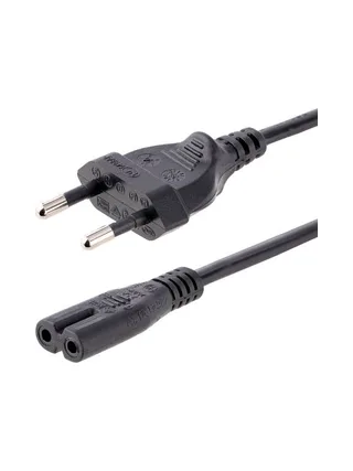 1m EU Plug to C7 Laptop Power Cord 1