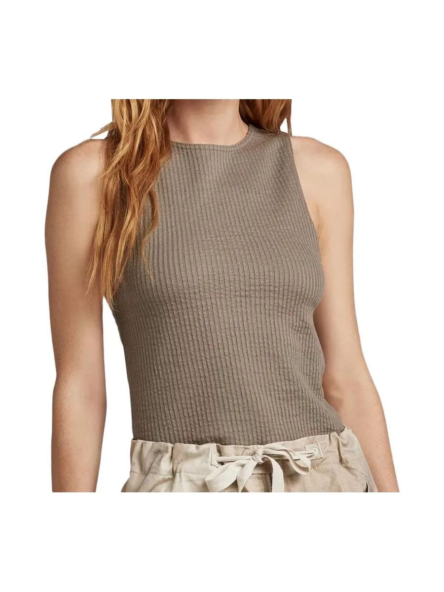 Débardeur Marron Femme G-Star Raw D23093 2