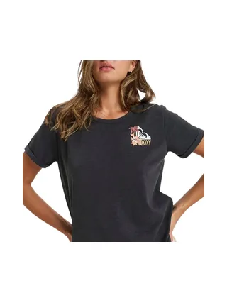 T-shirt Noir Femme Roxy Oceanwave 1