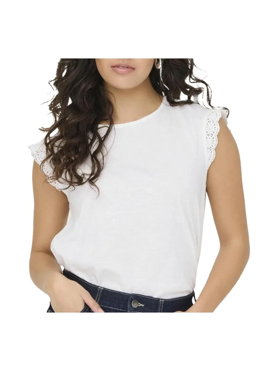 T-Shirt Blanc Femme JDY Salva 2