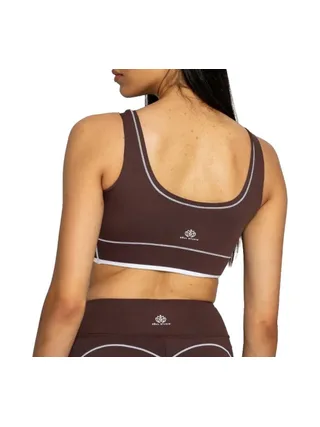 Brassière Marron Foncé Femme Soul Studio Yoga 2