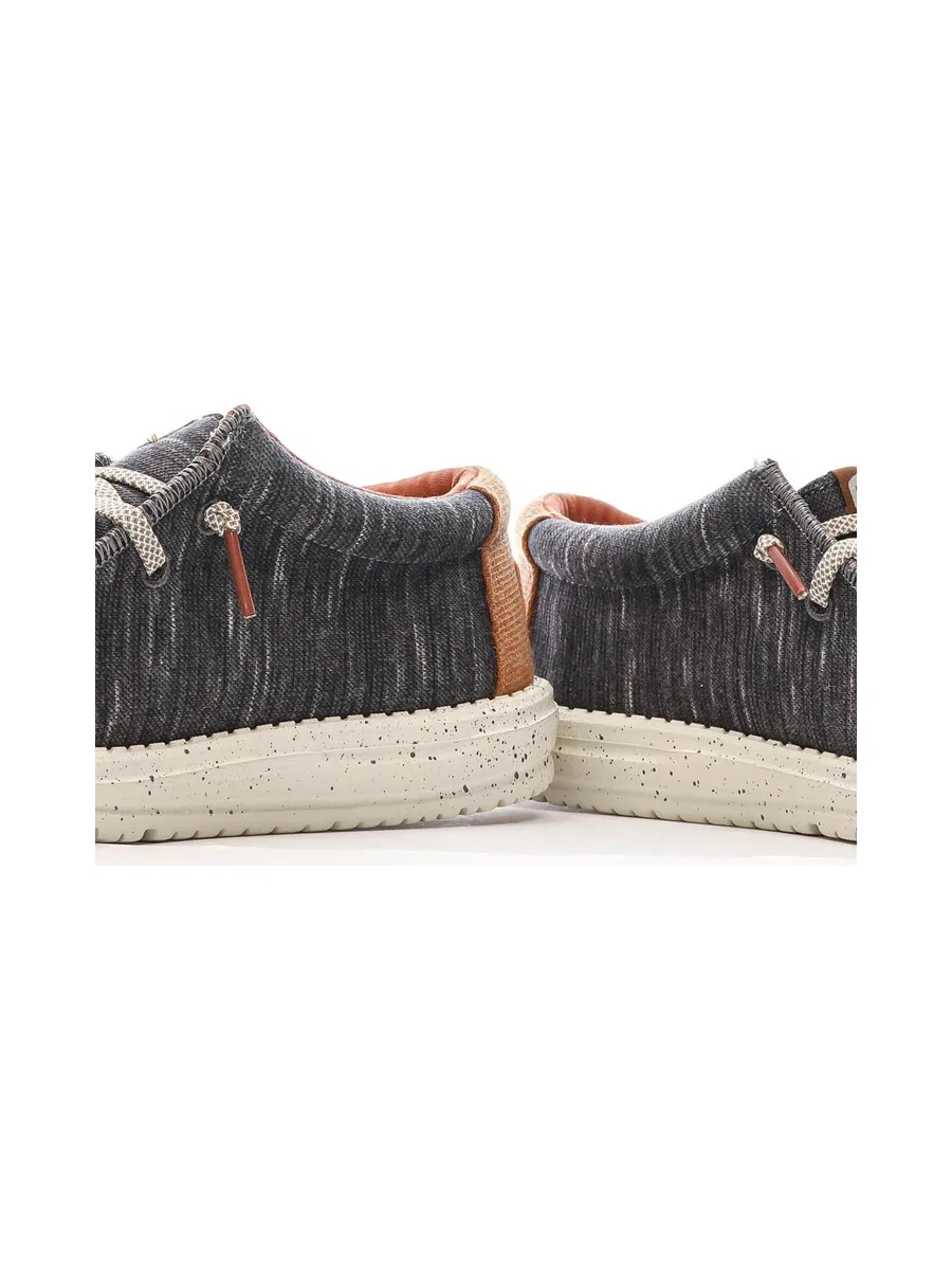 Chaussures Grises Chiné Homme Hey Dude Wally Jersey 7
