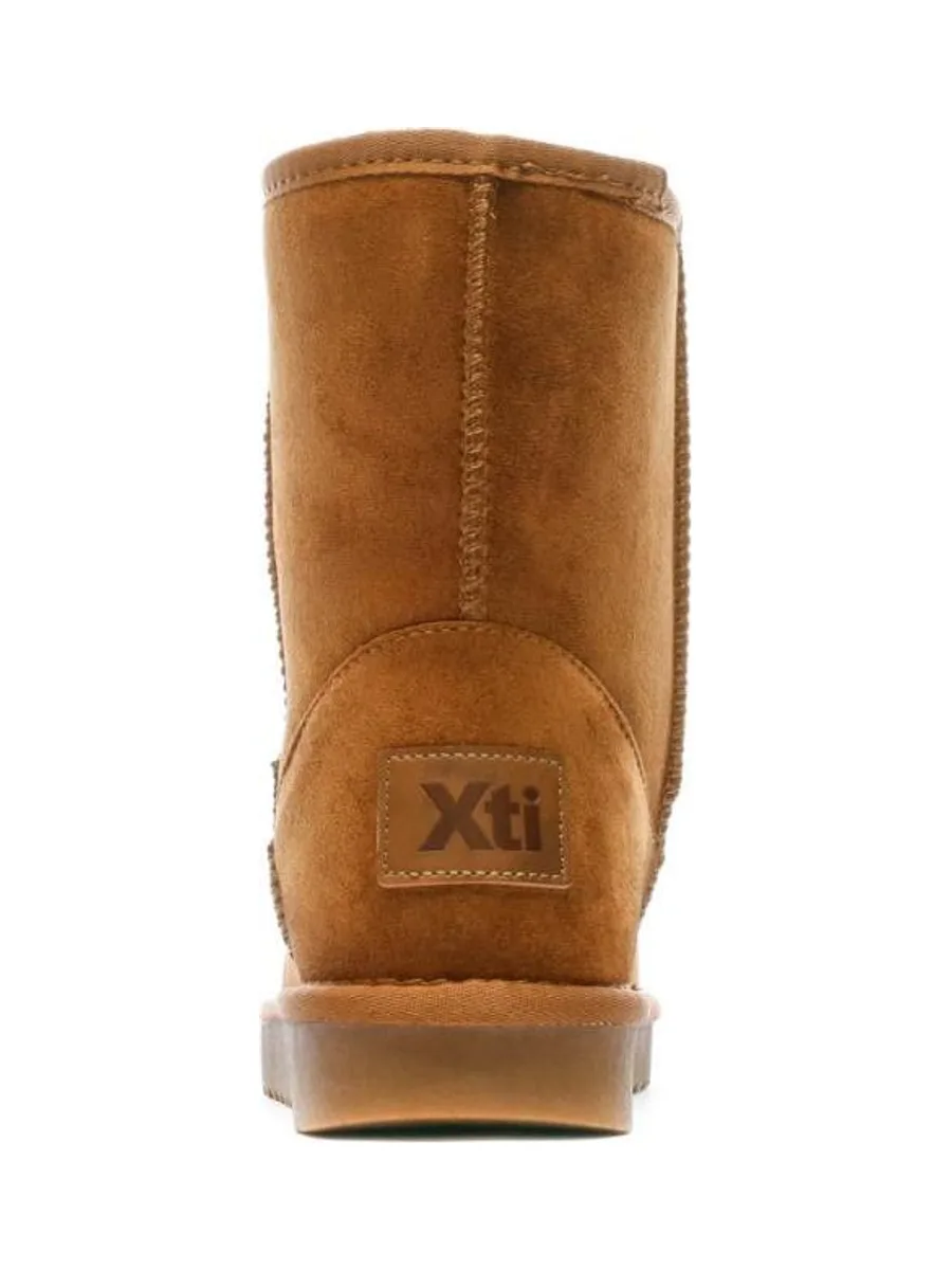 Boots Marrons Femme Xti Fourées 4
