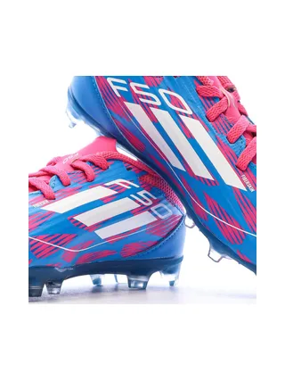 Chaussures de football Bleu/Roses Garçon Adidas F50 League Fg/mg 7