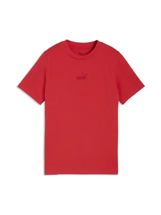 T-Shirt Rouge Garçon Puma Small 1