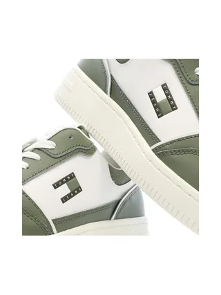 Baskets Blanc/Vert Homme Tommy Hilfiger Cupsole 7