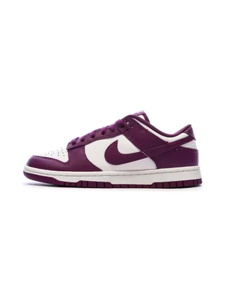 Dunk Low Baskets Blanches/Violettes Homme Nike 1