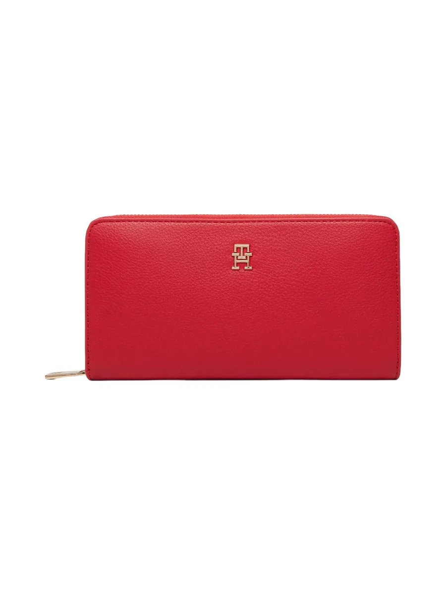 Portefeuille Rouge Femme Tommy Hilfiger Icon1 2