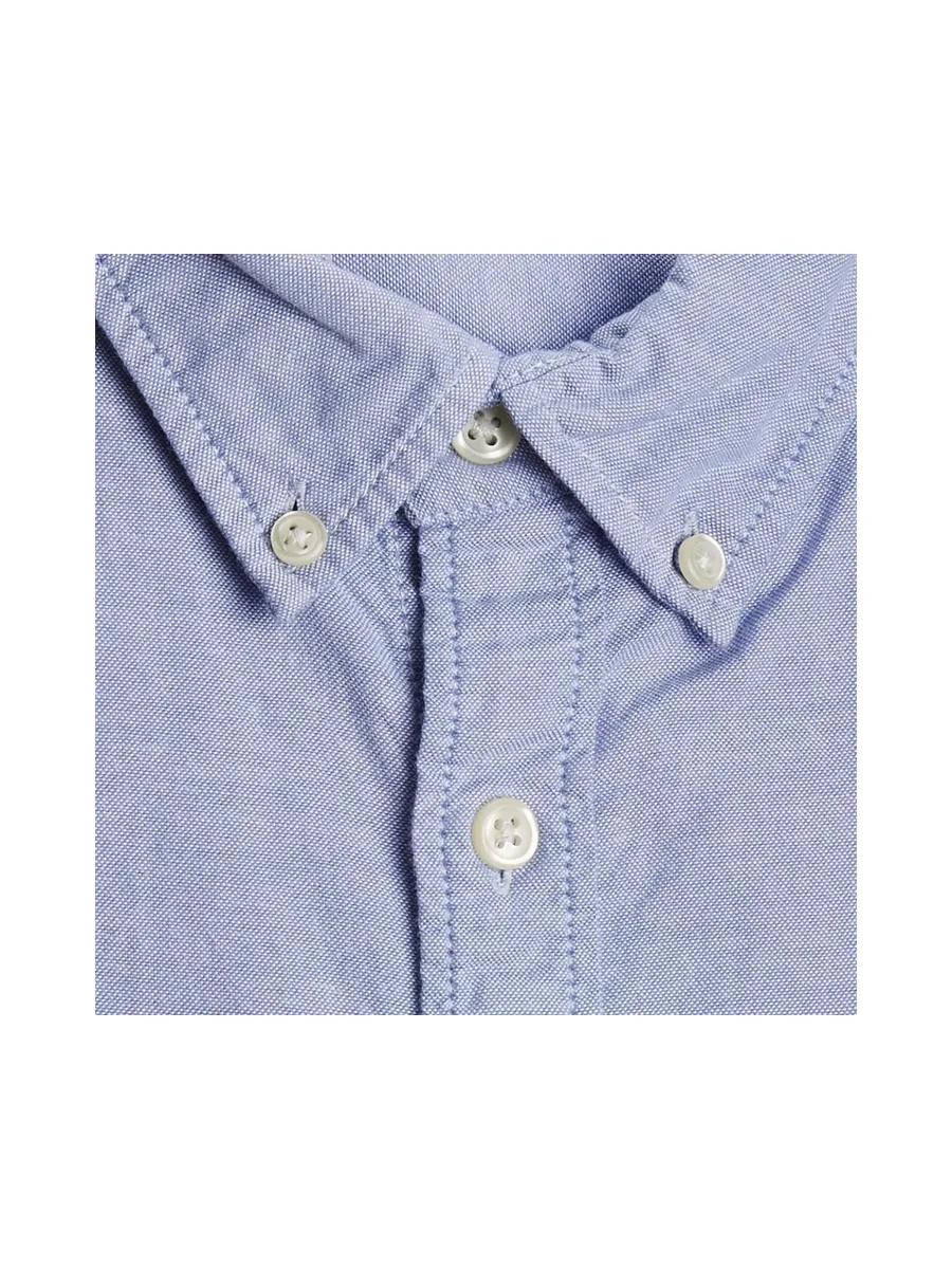 Chemisette Bleu Clair Homme Jack & Jones Hoxford Shirt 3