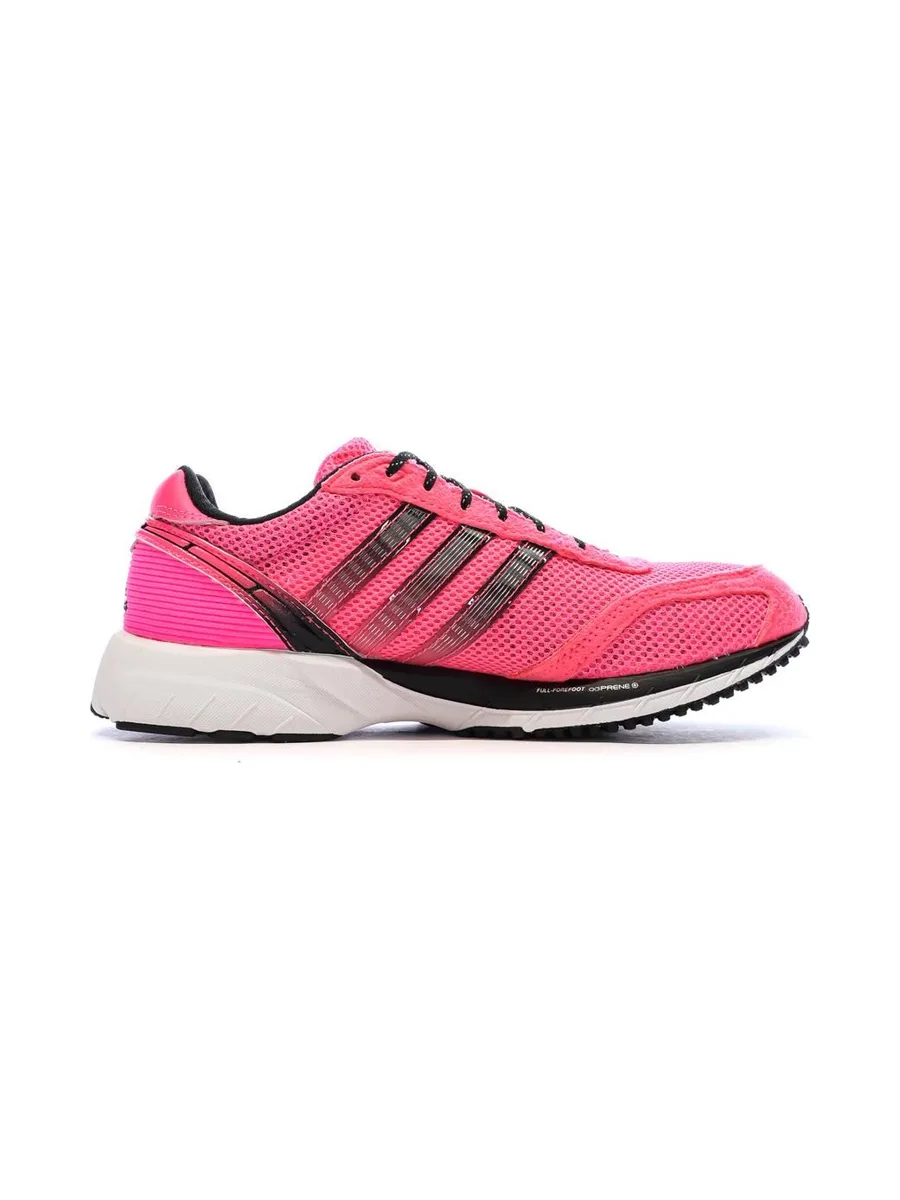 Baskets Rose/Noires Homme Adidas Adizero Adios 3