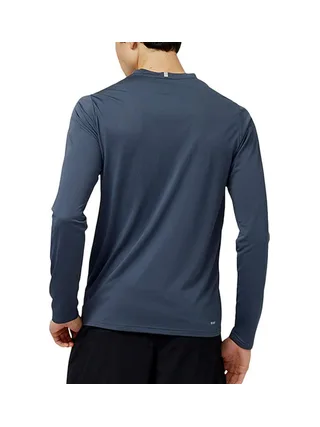 T-shirt Manches Longues Marine Homme New Balance Core 2