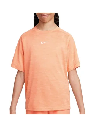 T-Shirt Orange Corail Fille Nike Running 1