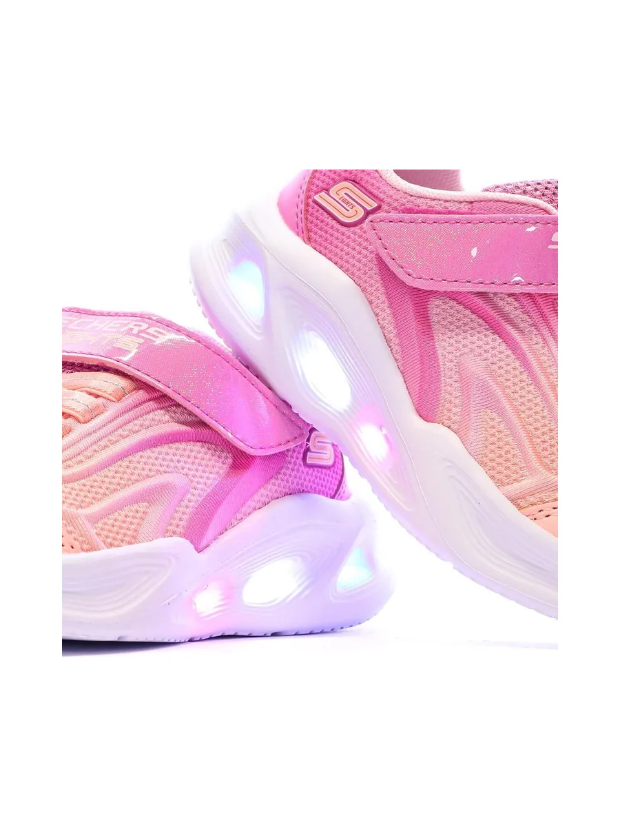Baskets Rose Fille Skechers Sola Glow 8
