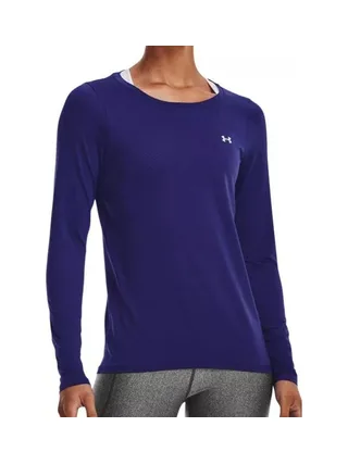 T-shirts Manches Longues Violet Femme Under Armour Armour Long Sleeve 1