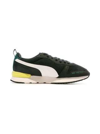 Baskets Jaune/Noir Homme Puma R78 2