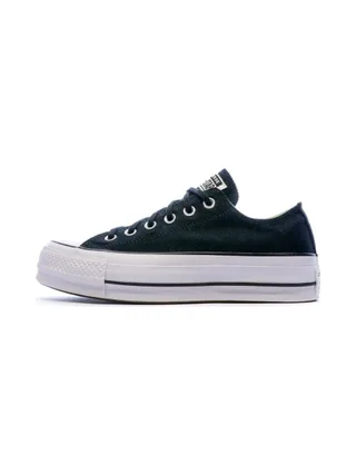 Baskets Plateforme Noires Femme Converse Ox 1