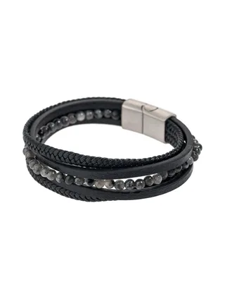 Bracelet Noir Geographical Norway 315101 2