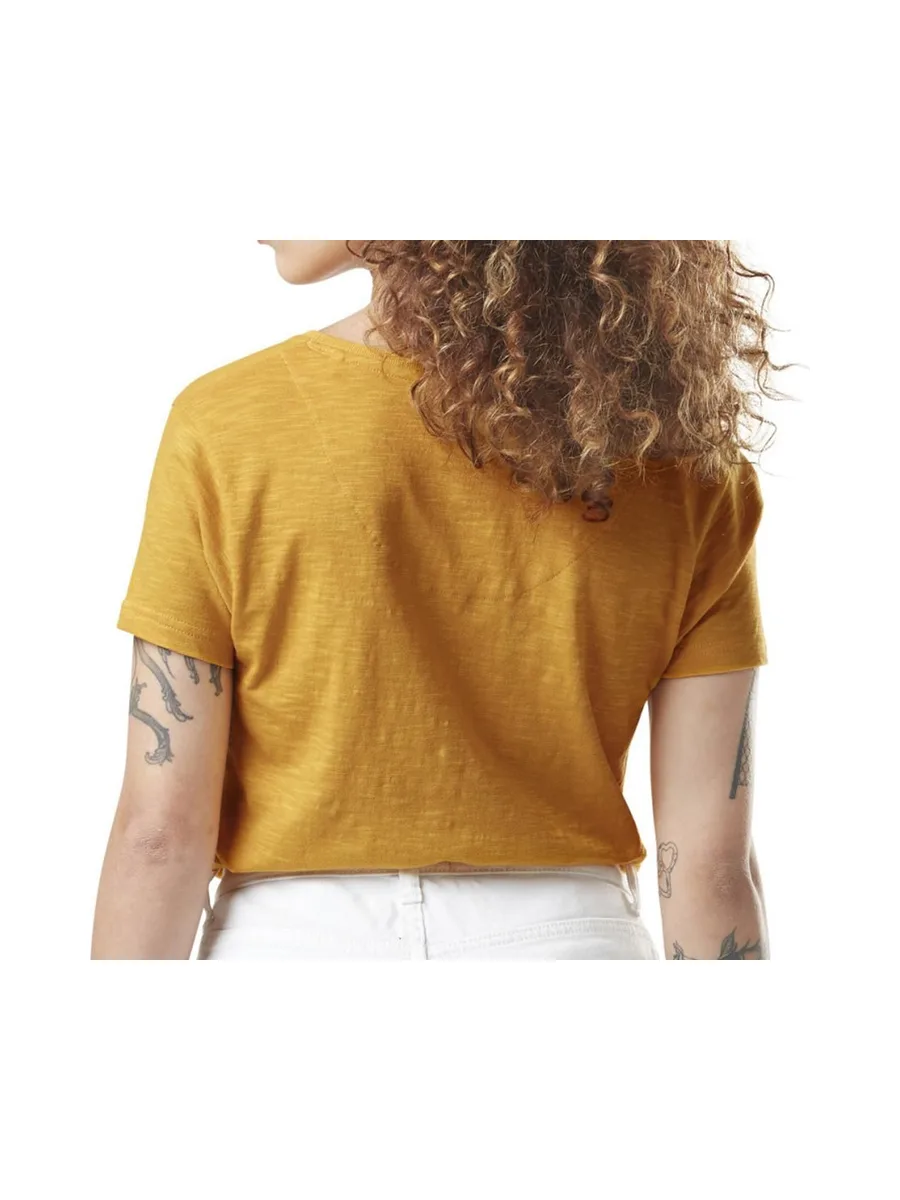T-shirt Jaune Femme Von Dutch Vintage 2