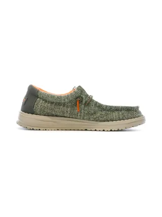 Chaussures Grises/Kaki Garçon Hey Dude Wally Youth 2