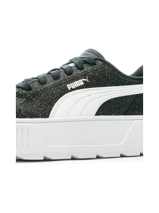 Baskets Noir/Paillettes Femme Puma Karmen Glitz 7