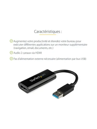 Slim USB 3.0 to HDMI External Video Card 7