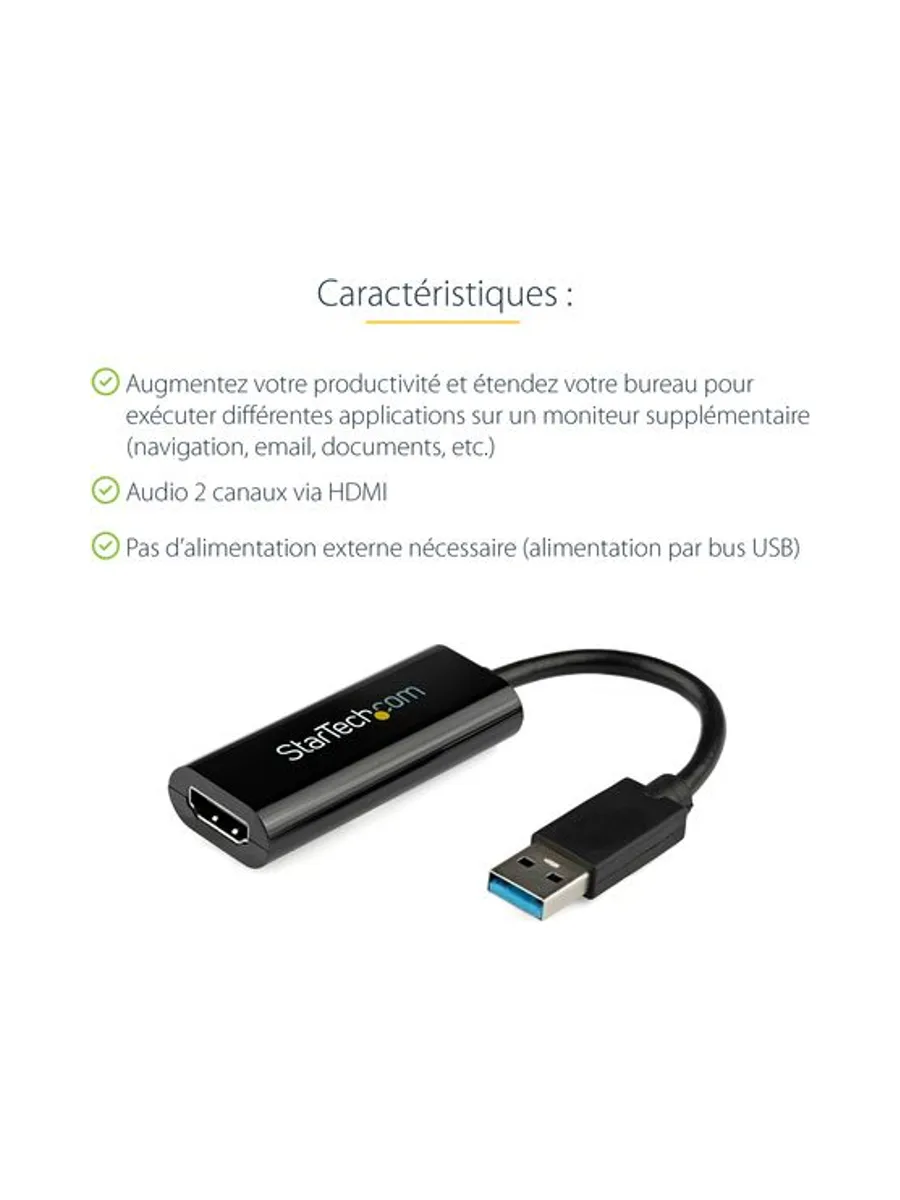 Slim USB 3.0 to HDMI External Video Card 7
