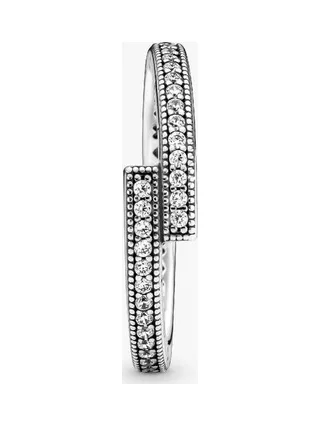 Pandora - Bague Logo en argent sterling 4